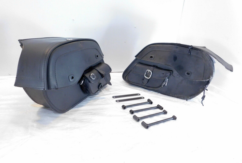 2004-2018 Harley Davidson Sportster 883 & 1200 Left & Right Side Bag Saddlebags - Picture 1 of 11