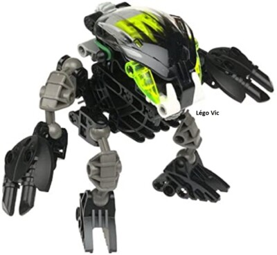 Lego 8561 Bionicle Mata Nui Bohrok Nuhvok Complete Krana Rubber Notice - CN141