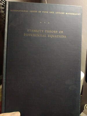 Stability Theory of Differential Equations by Richard Bellman, 1953
