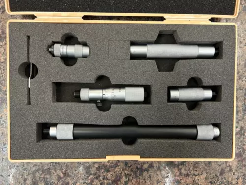 Mitutoyo 139-178 Tubular Inside Micrometer Micrometers 4-20” Extension Rods