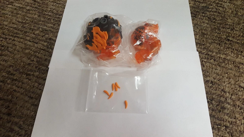 LEGO Power Miners Eruptorr Minifigure Rock Monster Trans Orange 8191 new - Image 2 of 2