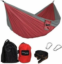 Native Spring Portable Camping Single Parachute Hammock Ultralight Lot A126