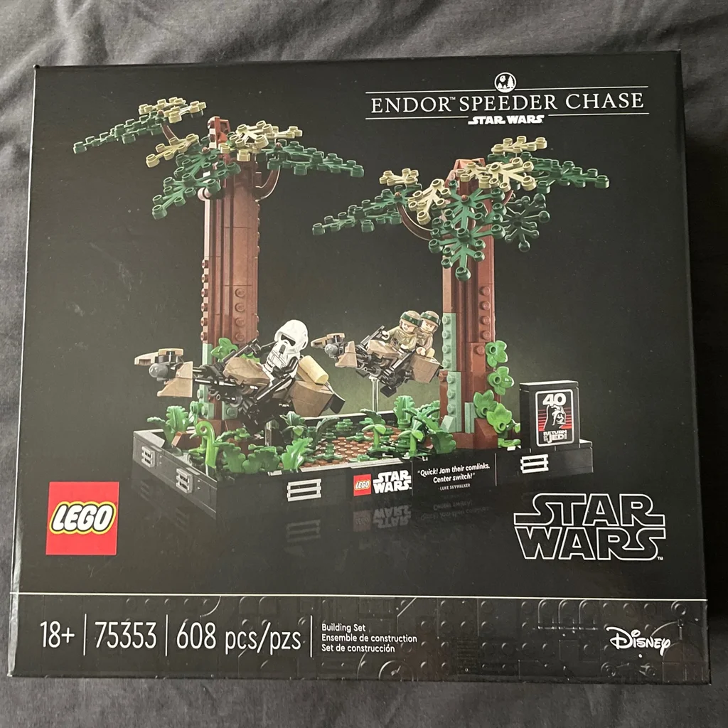 LEGO Star Wars Endor Speeder Chase Diorama 75353 - NIB | eBay