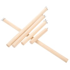 Natural Wood Perches - 5pcs Parrot Paw Grinding Stick