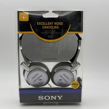 Sony MDR-NC6 Noise Canceling Wired Headphones Silver New Sealed Vintage