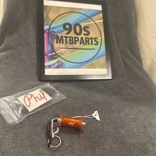 Limited Edition Phil Wood Hub Keychain Mango Orange WOW!!!