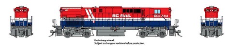 Rapido Trains 033036 HO BCR M420B x2 Diesellok - DC/Silent #RCL683 #RCL685 | Zustand: New