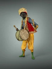 Eastern Figure 28 Cm Child Procession Band Musical Nativity Drum