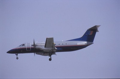 Dia N564SW Embraer EMB-120ER Brasilia United Flugzeug 35mm ungerahmt O13-3-3