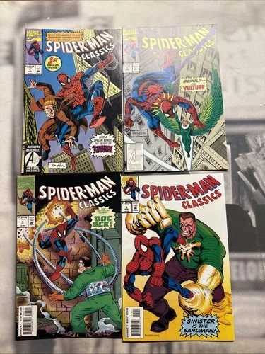 SPIDER-MAN CLASSICS 1 3 4 5 Comic  Marvel 1993 REPRINTS AMAZING FANTASY 15 B33i