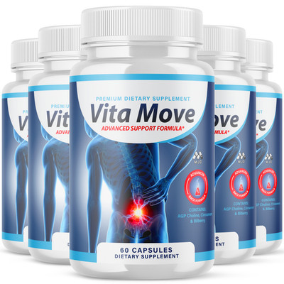 (5 Pack) Vita Move Capsules Joint Health Support Formula Vitamove 300 Capsules
