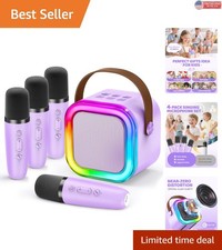 Compact Mini Karaoke Machine for Kids - Fun Gift for Birthday  Valentine's 