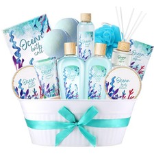 Ocean Spa Gift Baskets for Women Gifts for Women Bath and Body Gift Sets 11pc...