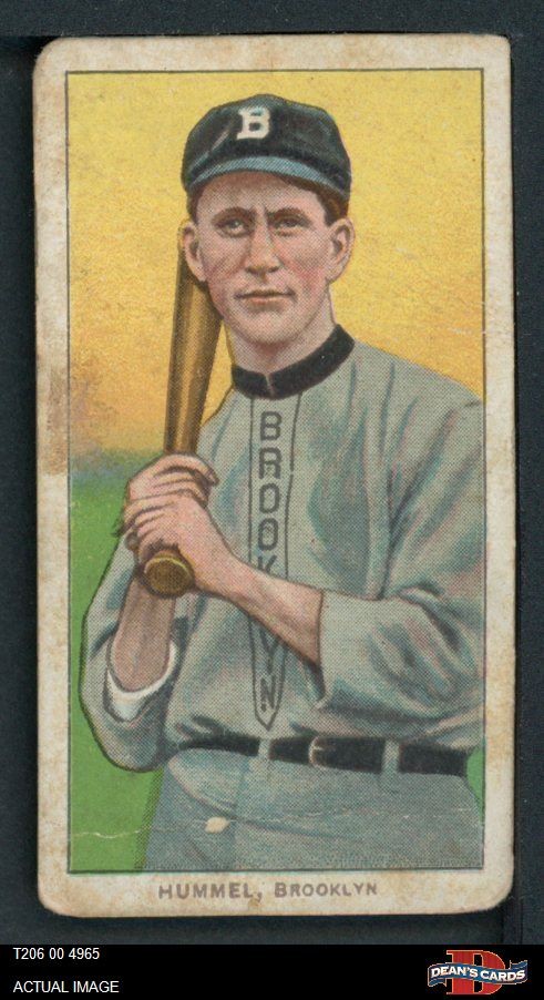 1909 T206 John Hummel Superbas (Dodgers) 1.5 - FAIR