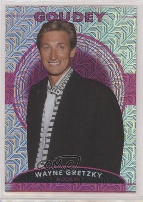 2022 Goodwin Champions Goudey Platinum Pink Traxx 203/299 Wayne Gretzky HOF 6kn