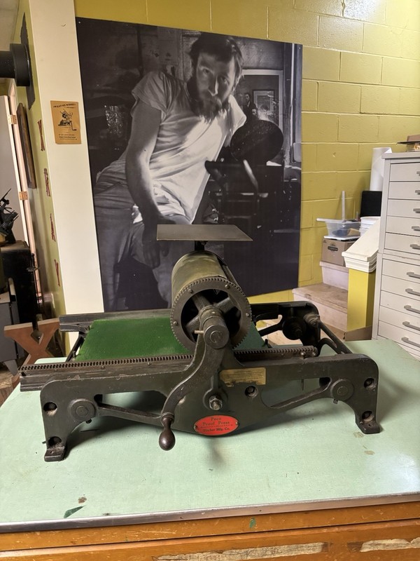 Poco Proof Press Model 0 Letterpress