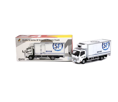 Tiny Isuzu N Series Freezer Truck 1/64 Diecast Alloy Model Car | eBay