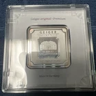 Geiger 50 Gram Silver Square Bar .999 Fine Silver Sealed Assay Made in Germany