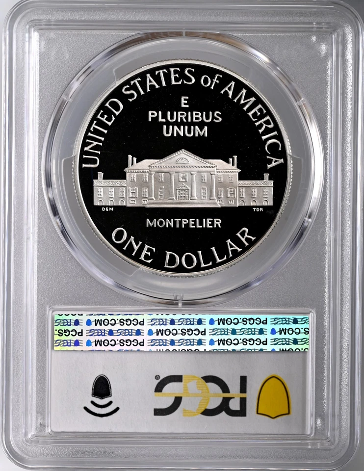 1993-S  $1 MADISON PROOF SILVER DOLLAR (BILL OF RIGHTS) PCGS PR70 DCAM #49028557 - Image 4 of 4