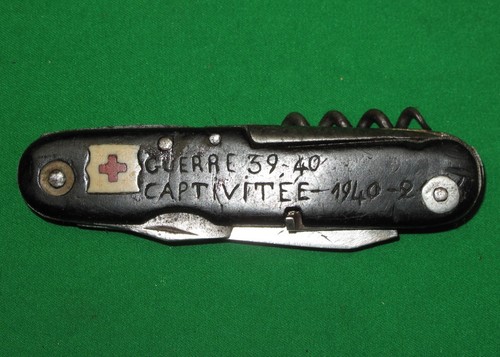 French WWII POW Knife Swiss Army