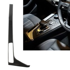 Fit Audi A4 B9 A5 S5 2017-2020 Carbon Fiber Console Gear Shift Box Frame Trim