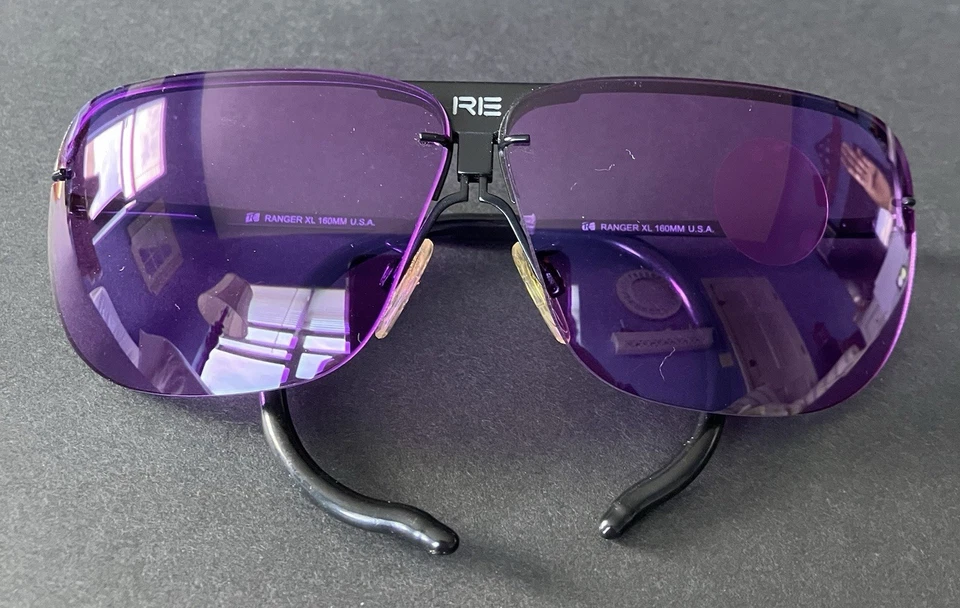 复古 Randolph RE Ranger XL 3 镜头套件 160 毫米射击眼镜带外壳和备用镜头 — 第 3/4 张图片