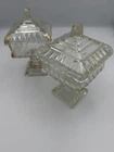 2 Jeanette Glass Candy Dish