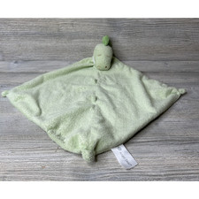 Angel Dear Green Dinosaur Lovey Lovie Security Blanket Plush Baby Toy