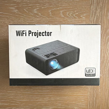 Xinteprid WiFi Projector LED Desktop Mini Projector Black HDMI USB SD VGA