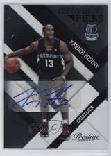 2010 Prestige Prestigious Picks Black Signatures /249 Xavier Henry #12 Auto 1l3q