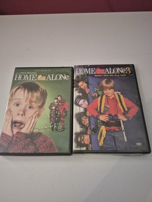 Home Alone 1 &3 DVD LOT TESTED AND WORKS 1 NO INSERT