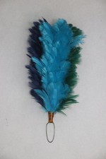 BRITISH ARMY 3 COLOUR FEATHER HACKLE ROYAL CORPS SIGNALS PIPER'S