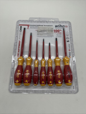 Wiha 32097 7 Piece Insulated SoftFinish Screwdriver Set