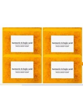 4pcs.Turmeric Kojic Acid Face And Body Soap. 100grams Each