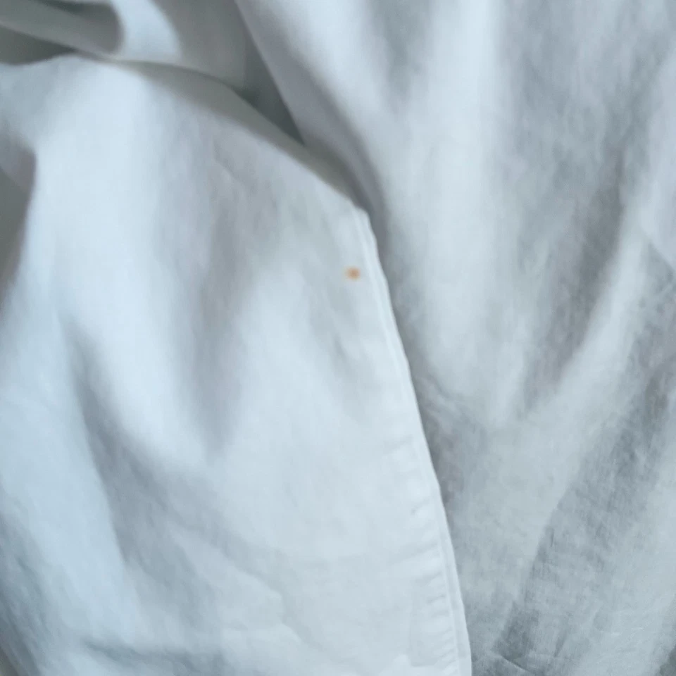 Vintage Men's Dress Shirt Medium White 1980's JCPenney The Mens Shop All Cotton - Image 3 of 4