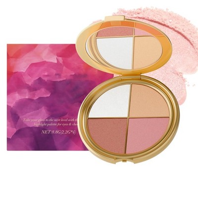 Eye & Cheek Palette - Eyeshadow and Highlighter Makeup, Face Highlighter Palette