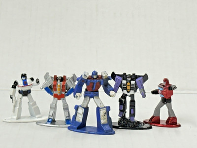Jada Transformers Nano MetalFigs Die Cast Figures GEN 1 lot of 5   