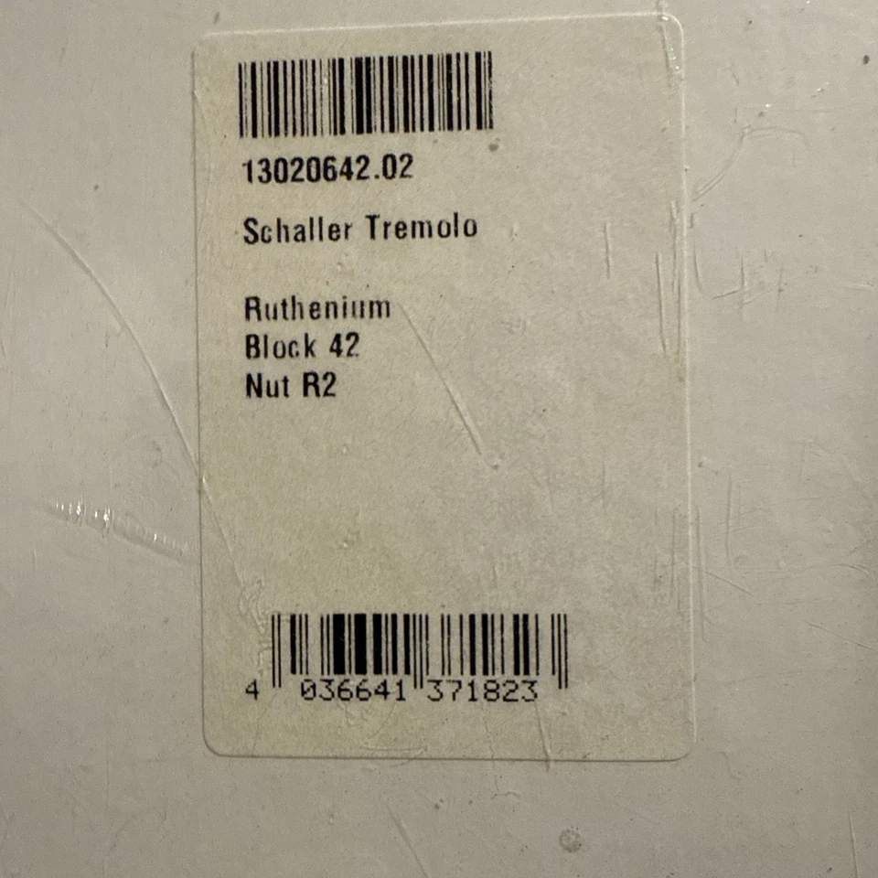 Schaller Tremolo Floyd Rose Ruthenium 块 42 坚果 r2 全新带盒 — 第 3/3 张图片
