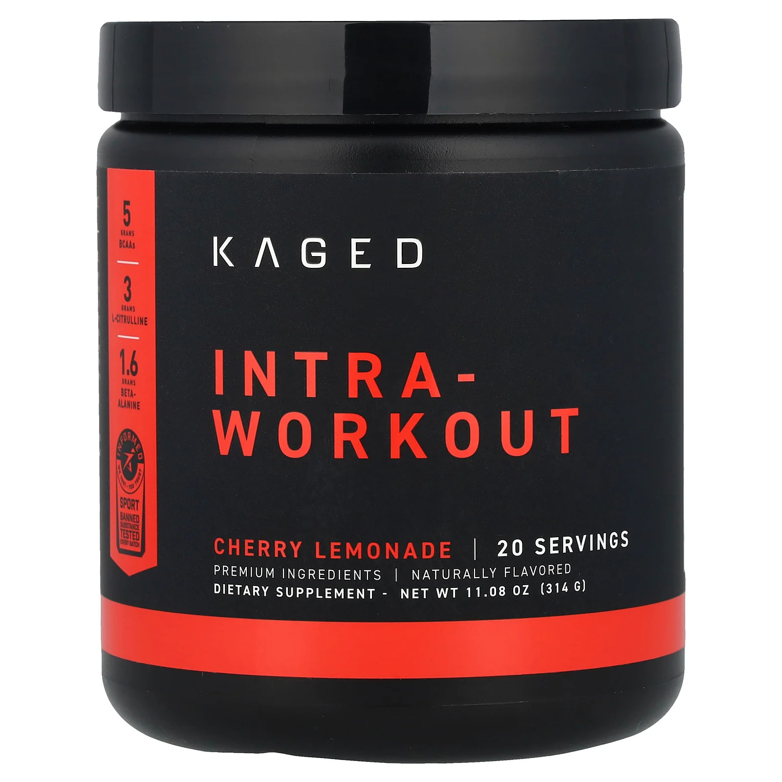 Intra-Workout, Cherry Lemonade, 11.08 oz (314 g)