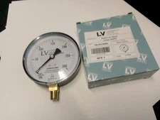 Plastic Air Water Gauge 300 PSI Lansdale Valve New In Box