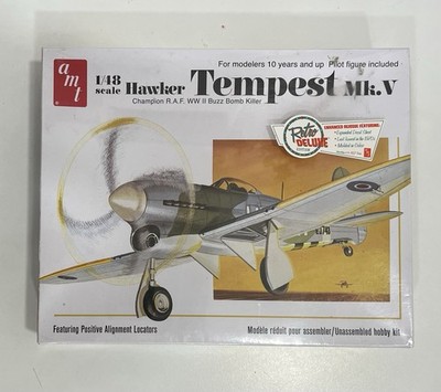 AMT901 1:48 Scale Hawker Tempest Mk.V Model Kit New/Sealed MOLDED IN COLOR