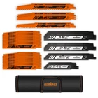 HORUSDY 40PC Metal Reciprocating Saw Blade Set & Wood Pruning Reciprocating Saw