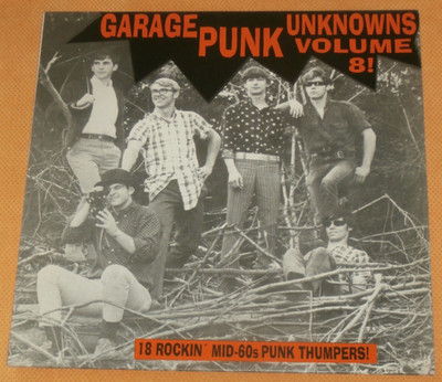 GARAGE PUNK UNKNOWNS Volume 8 - CRYPT LP-064 - US 1995