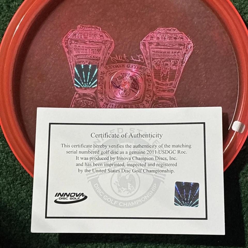 Innova Champion Roc Feldberg 2011 USDGC Rings 200 Made Disc Golf 180g - Image 2 of 2