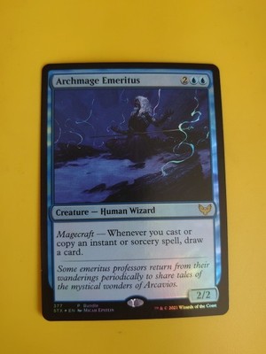 Erzmagier Emeritus FOIL Human Wizard STX 377 Magic the Gathering Karte.