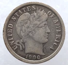 KAPPYSCOINS  GH579  1900O E VF VERY FINE   BARBER DIME