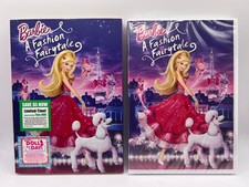BARBIE A FASHION FAIRYTALE Widescreen DVD w/ Slipcover Animated Movie NEW SEALED