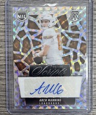 2025 Panini Mosaic Future Scripts Arch Manning Prizm Auto Texas Longhorns