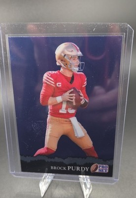 2025 Leaf Pro Set Metal - Retro Brock Purdy #RB-14 Blue Brite Brite /25