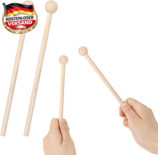 2 Stück Holzschlägel Mallet Drumsticks Chim...